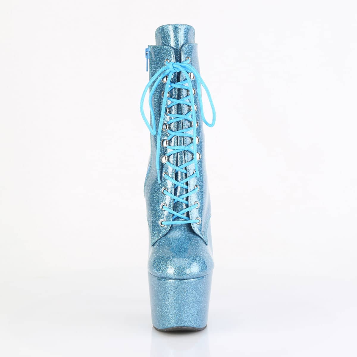 ADORE-1020GP Baby Blue Glitter Calf High Boots
