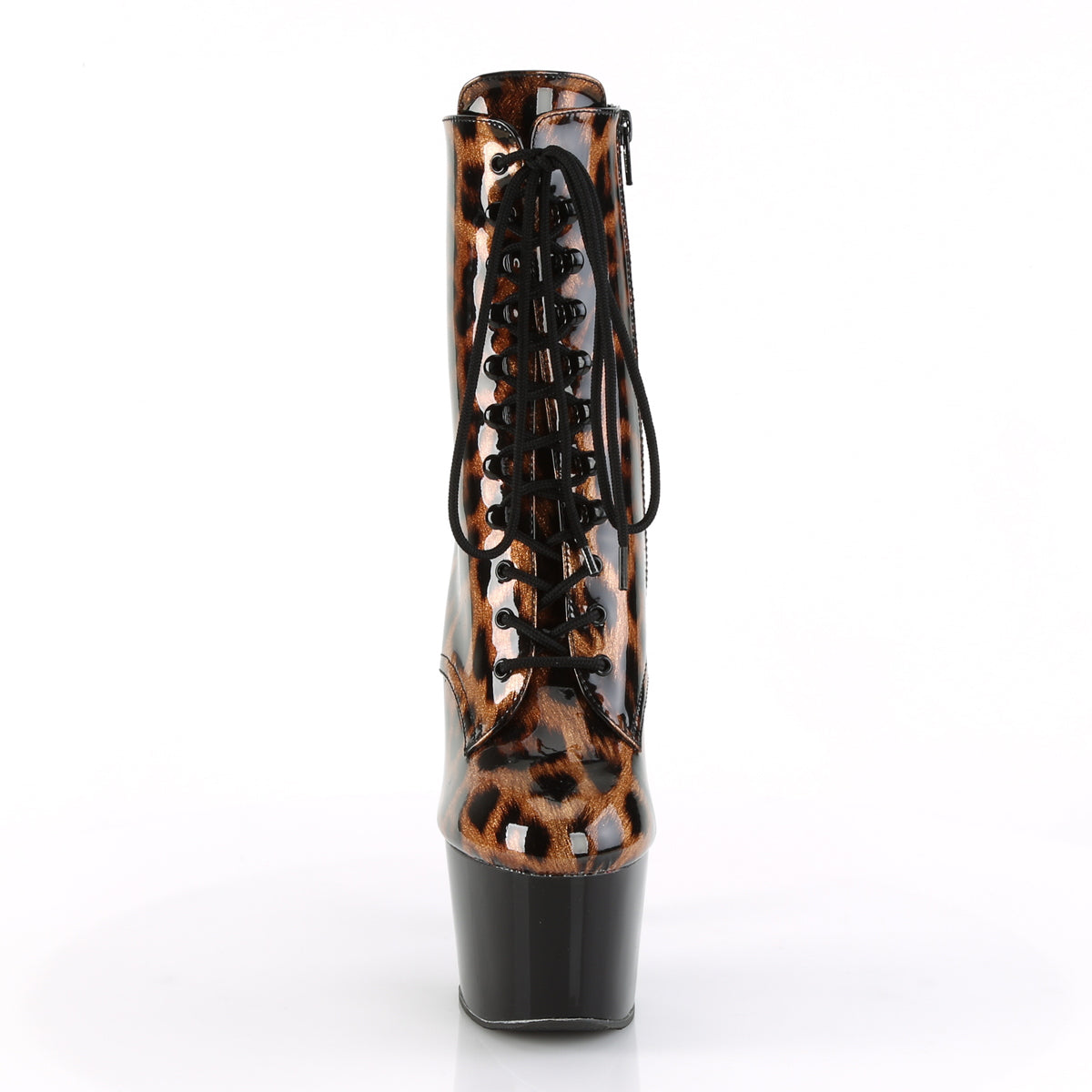 ADORE-1020LP Black & Multi Colour Calf High Boots Brown Multi view 5