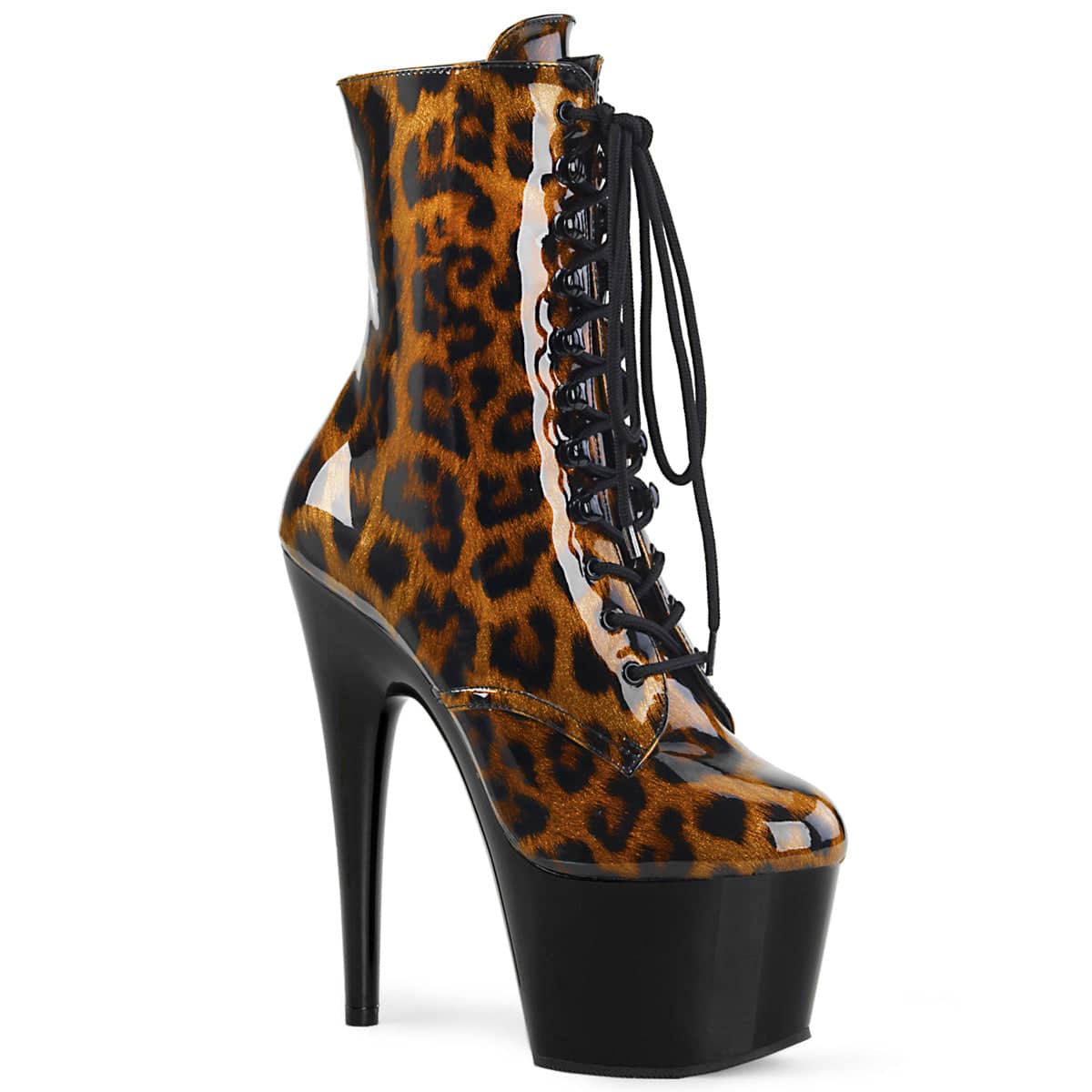 ADORE-1020LP Black & Multi Colour Calf High Boots