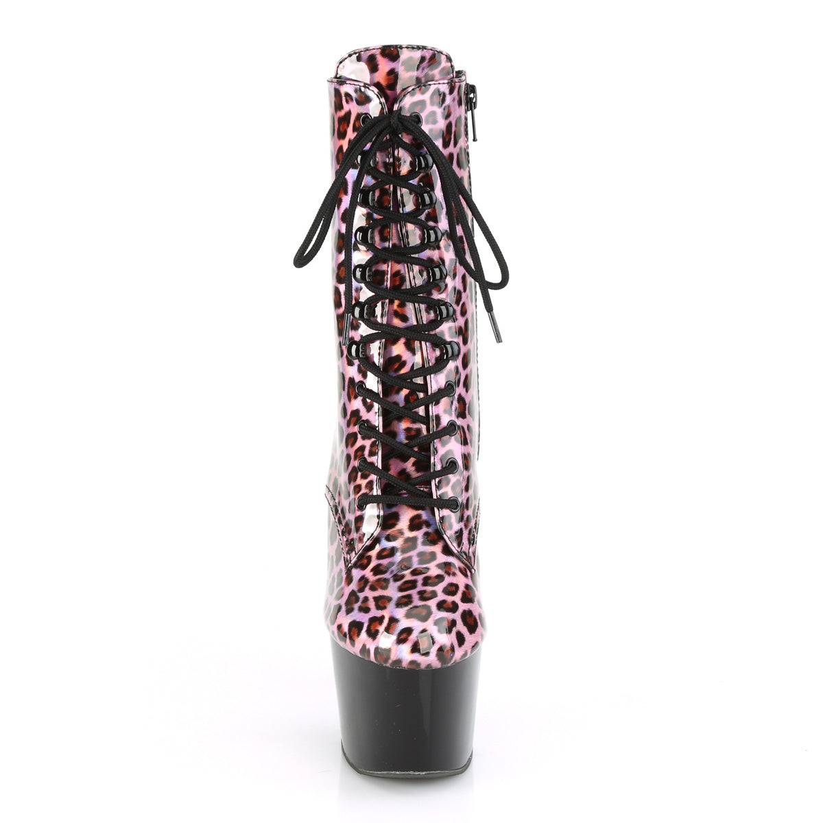 ADORE-1020LP Black & Multi Colour Calf High Boots Black & Pink Multi view 5