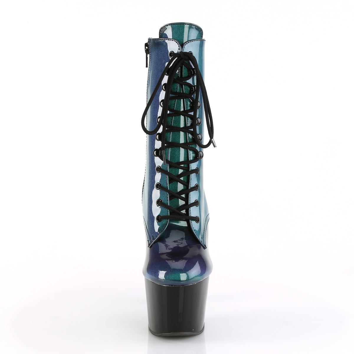 ADORE-1020SHG Black & Purple Calf High Boots Black & Purple Multi view 5