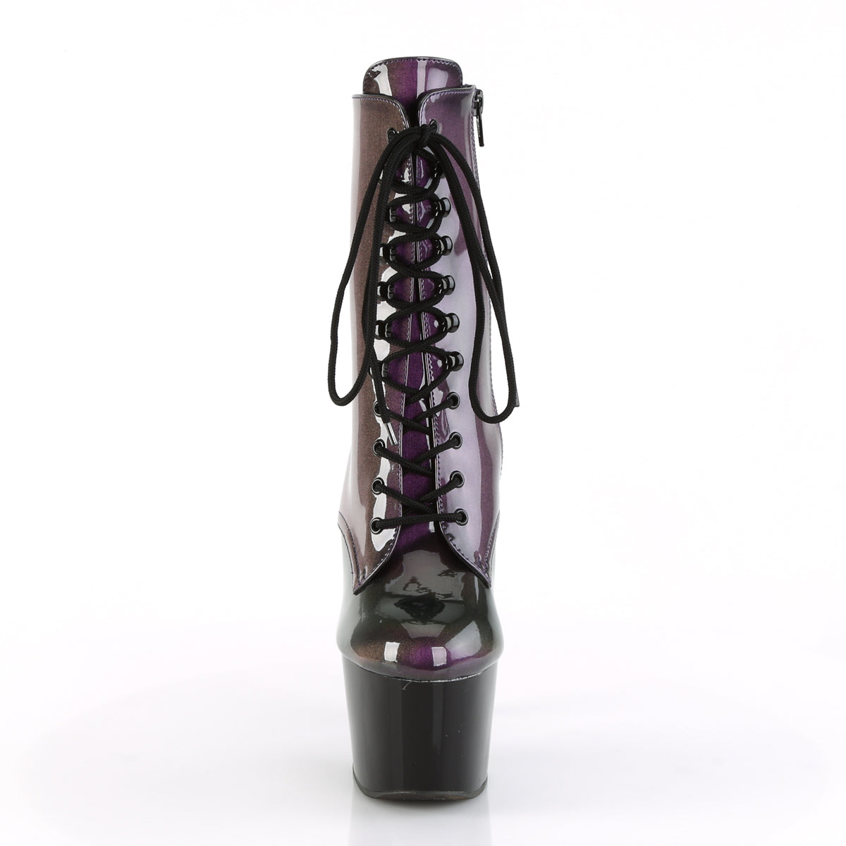 ADORE-1020SHG Black & Purple Calf High Boots Black & Purple Multi view 5