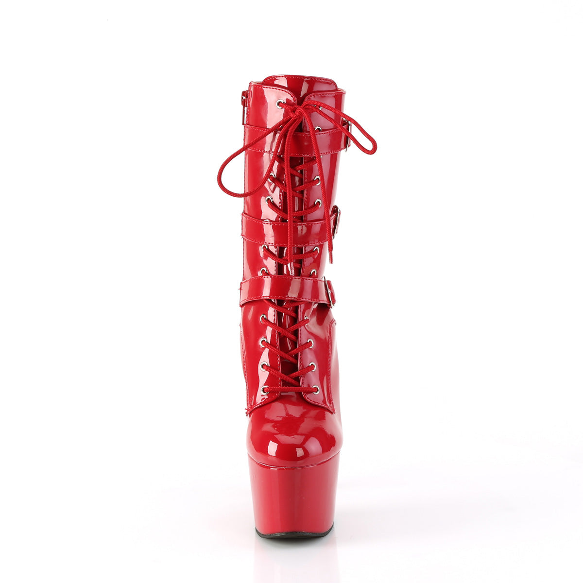 ADORE-1043 Calf High Boots Red Multi view 5