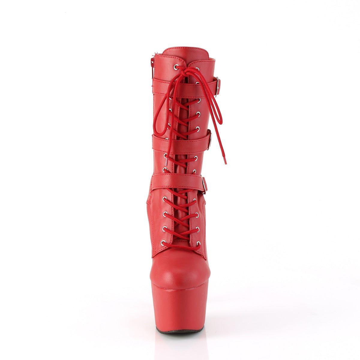 ADORE-1043 Calf High Boots Red Multi view 5