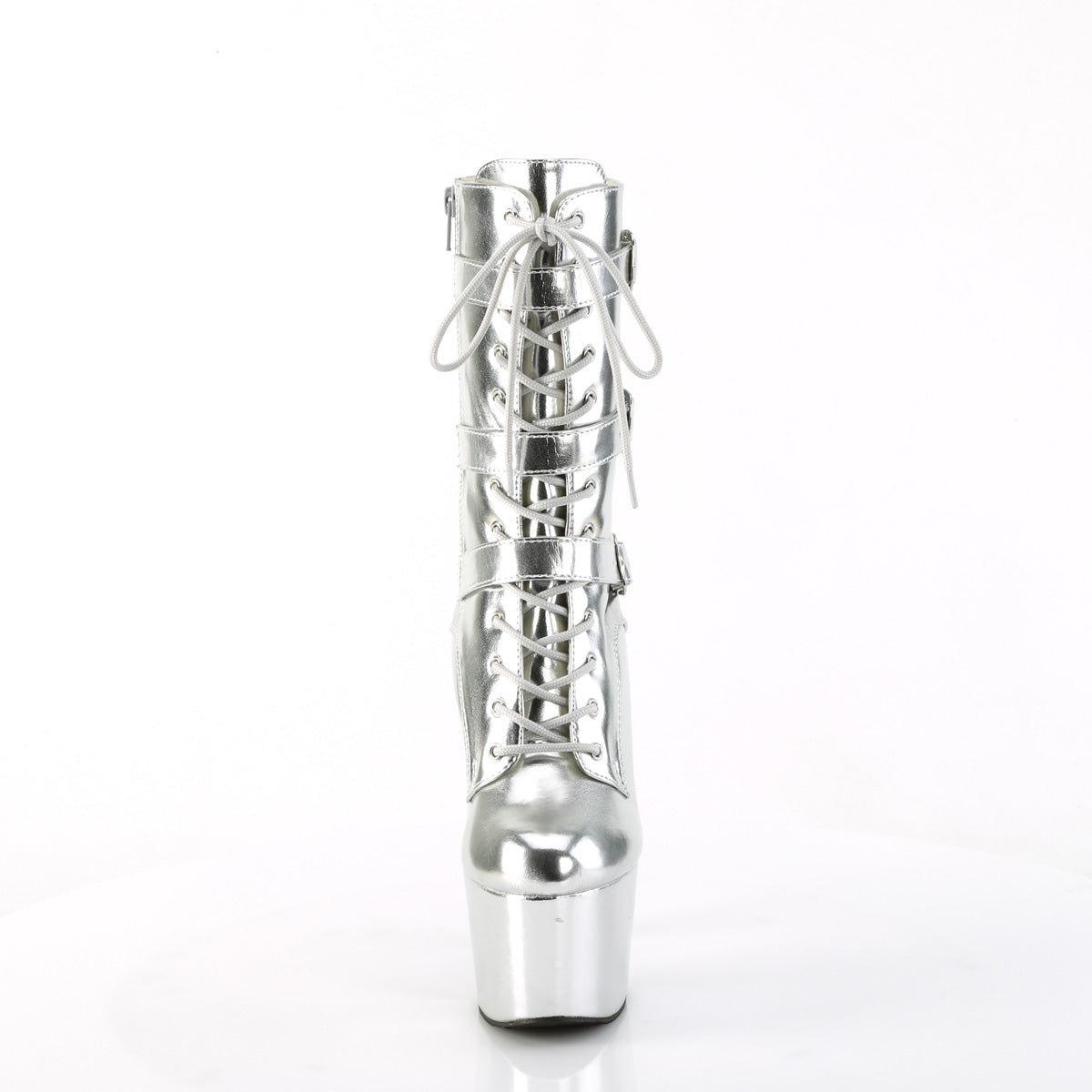 ADORE-1043 Calf High Boots Silver Multi view 5