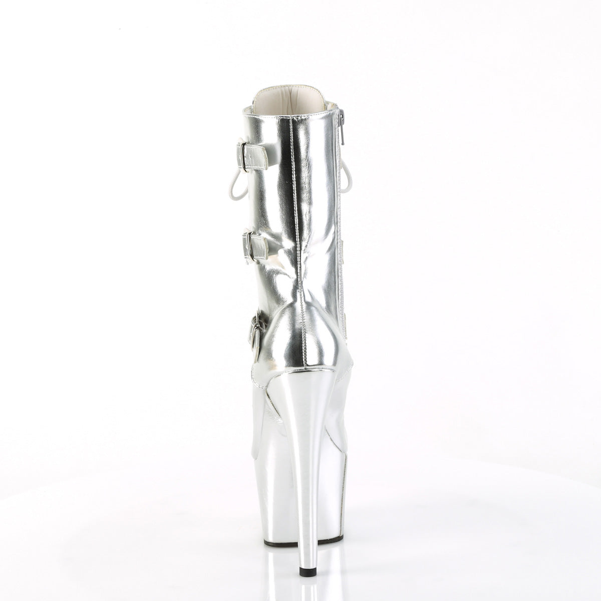ADORE-1043 Calf High Boots Silver Multi view 3