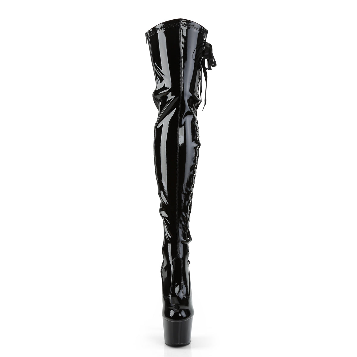ADORE-3050 Black Thigh High Boots Multi view 5