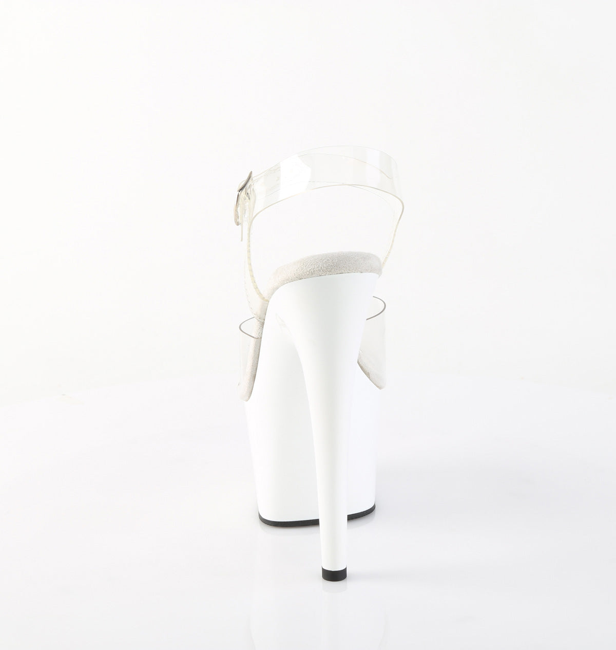 ADORE-708 White & Clear Platform Heels White & Clear Multi view 3