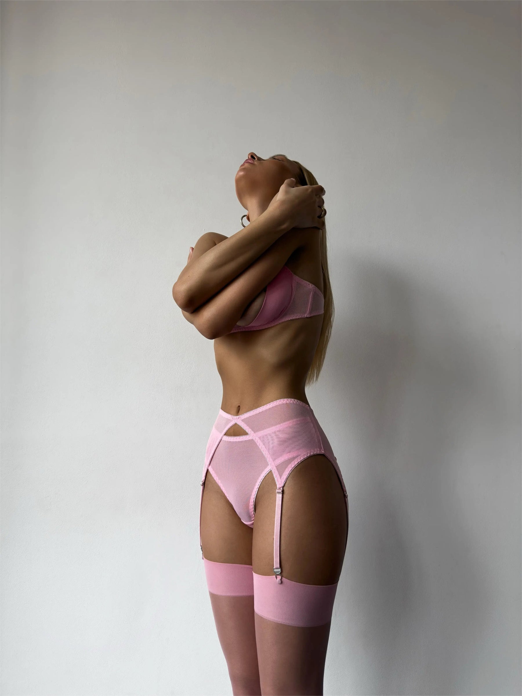 BARBIE 4 Piece Pink Lingerie Set