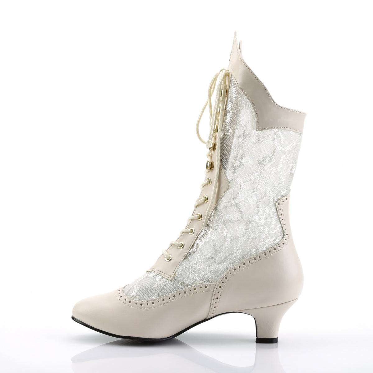 DAME-115 Black Ankle Boots White Multi view 4