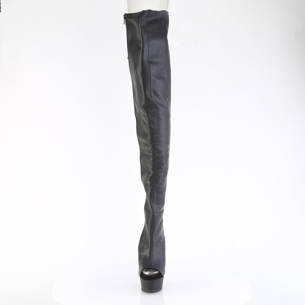 DELIGHT-4019 Back Lace Crotch Boot Multi view 5