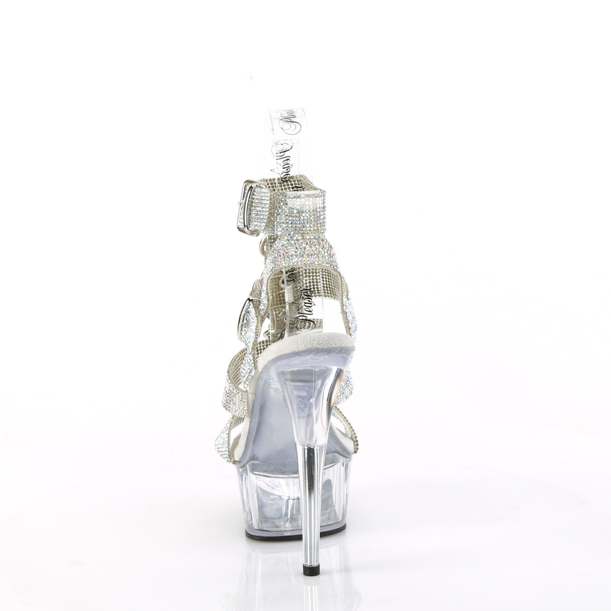 DELIGHT-656RS Silver & Clear Multi view 3
