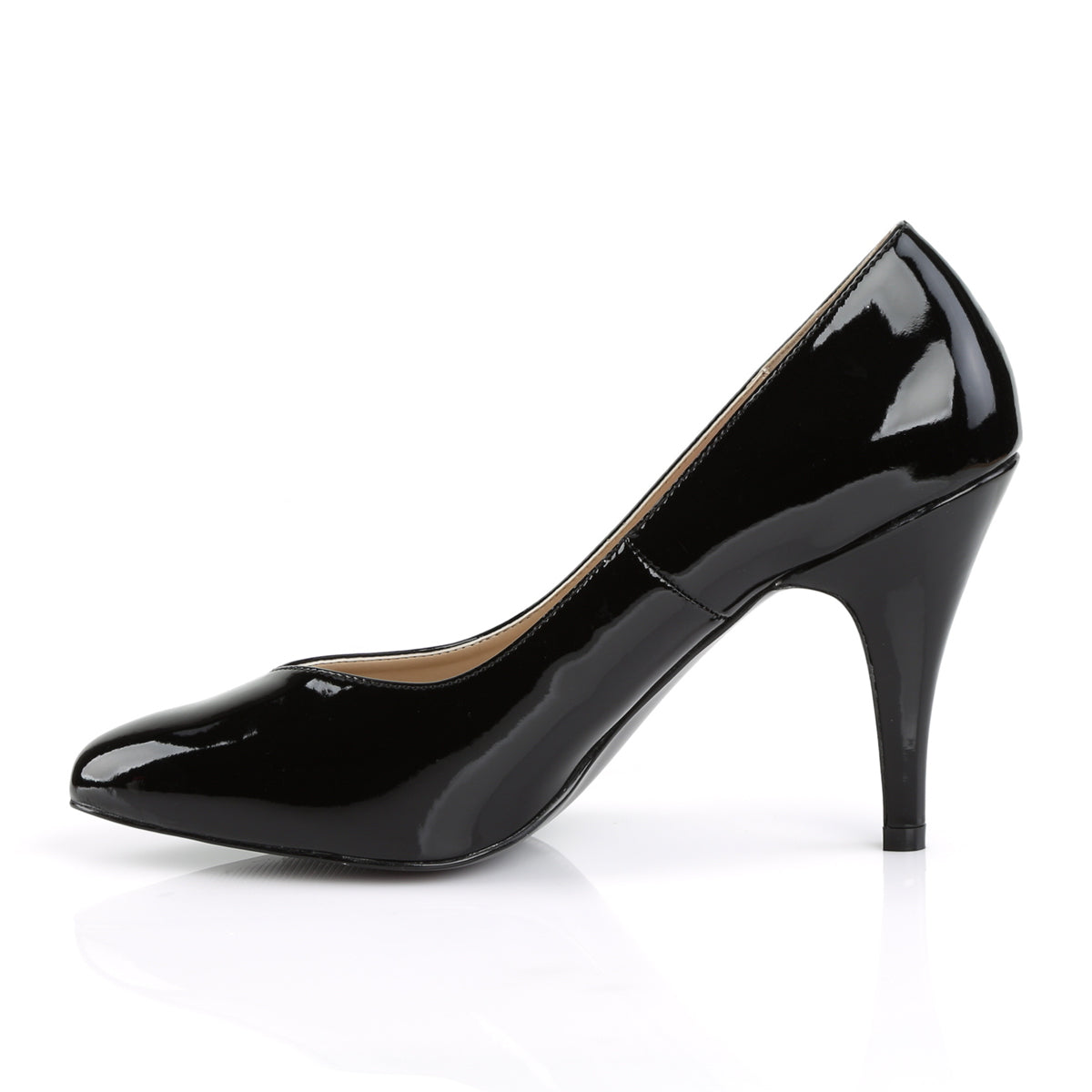 DREAM-420 Black Patent Court High Heel Black Multi view 4