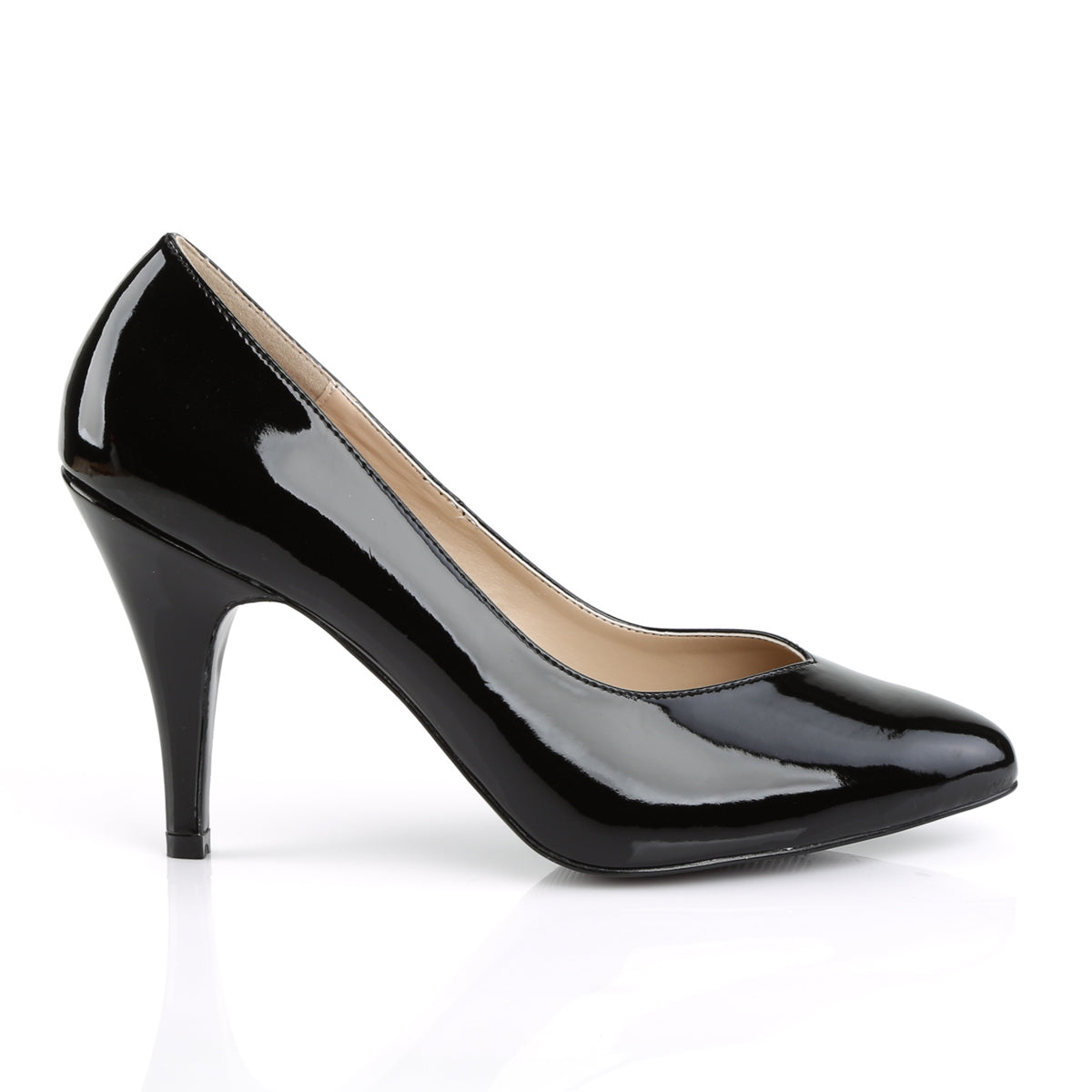 DREAM-420 Black Patent Court High Heel Black Multi view 2