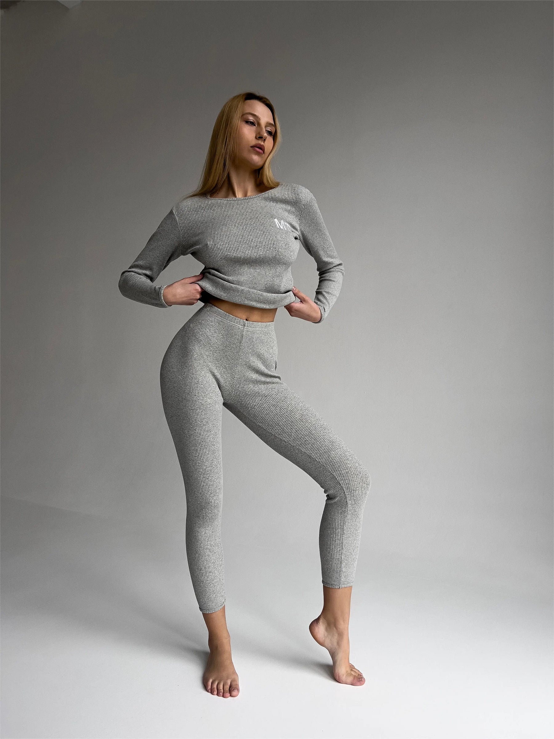 EASE 2 Piece Loungewear Set - Grey