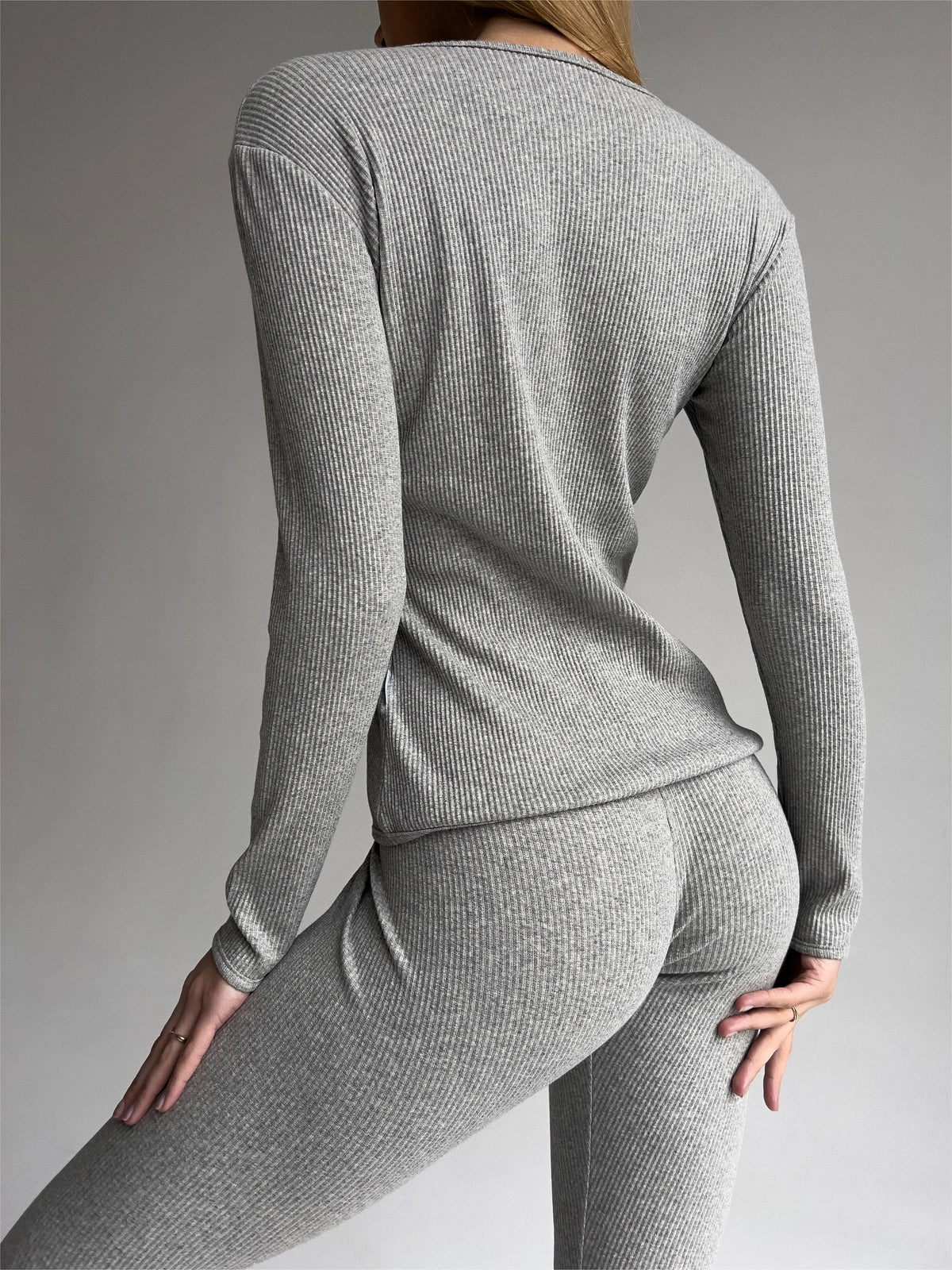 EASE 2 Piece Loungewear Set - Grey