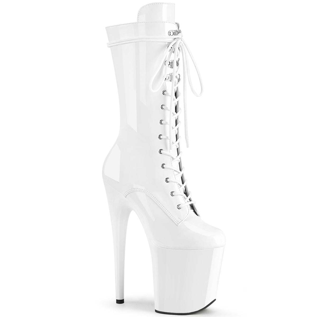 FLAMINGO-1050 Calf High Boots White Multi view 1