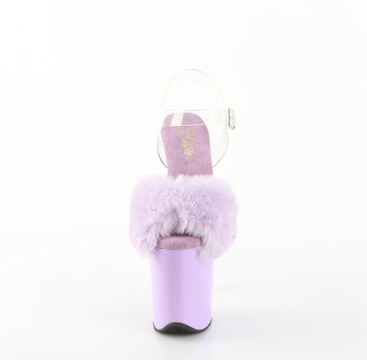 FLAMINGO-808FUR Fur Platform Sandals Purple Multi view 5