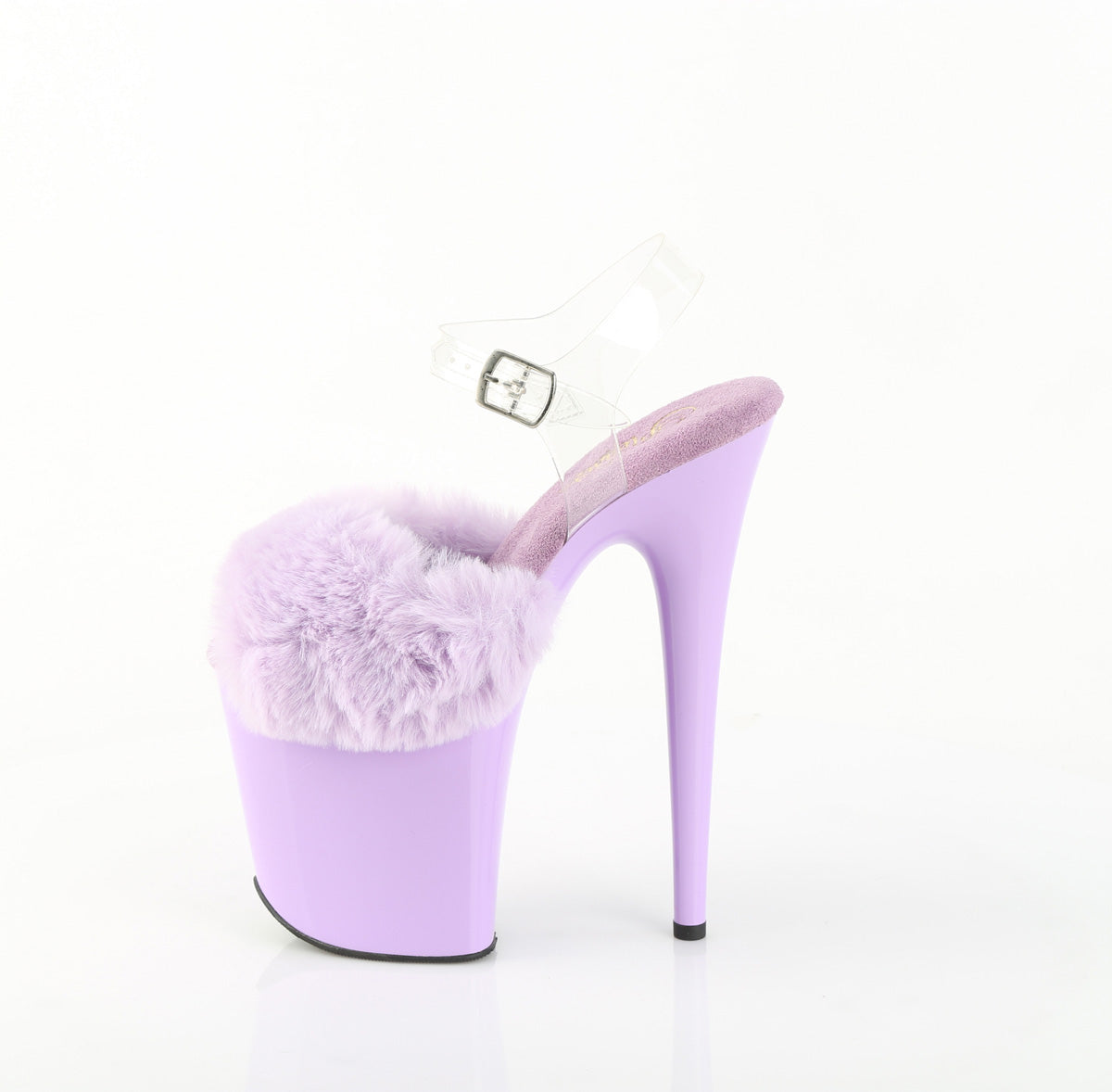 FLAMINGO-808FUR Fur Platform Sandals Purple Multi view 4