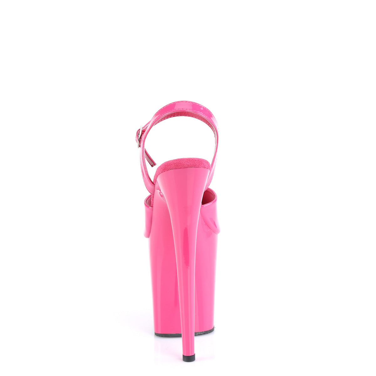 FLAMINGO-809 Pink Ankle Peep Toe High Heel Multi view 3
