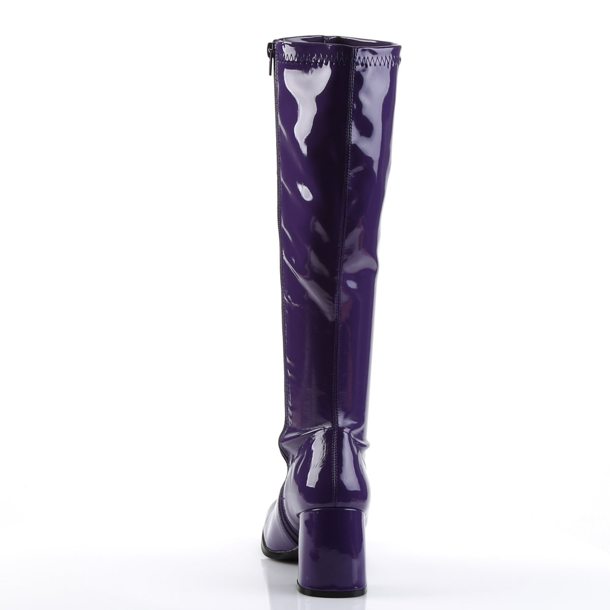 GOGO-300 Purple Patent Knee High Boots Purple Multi view 3