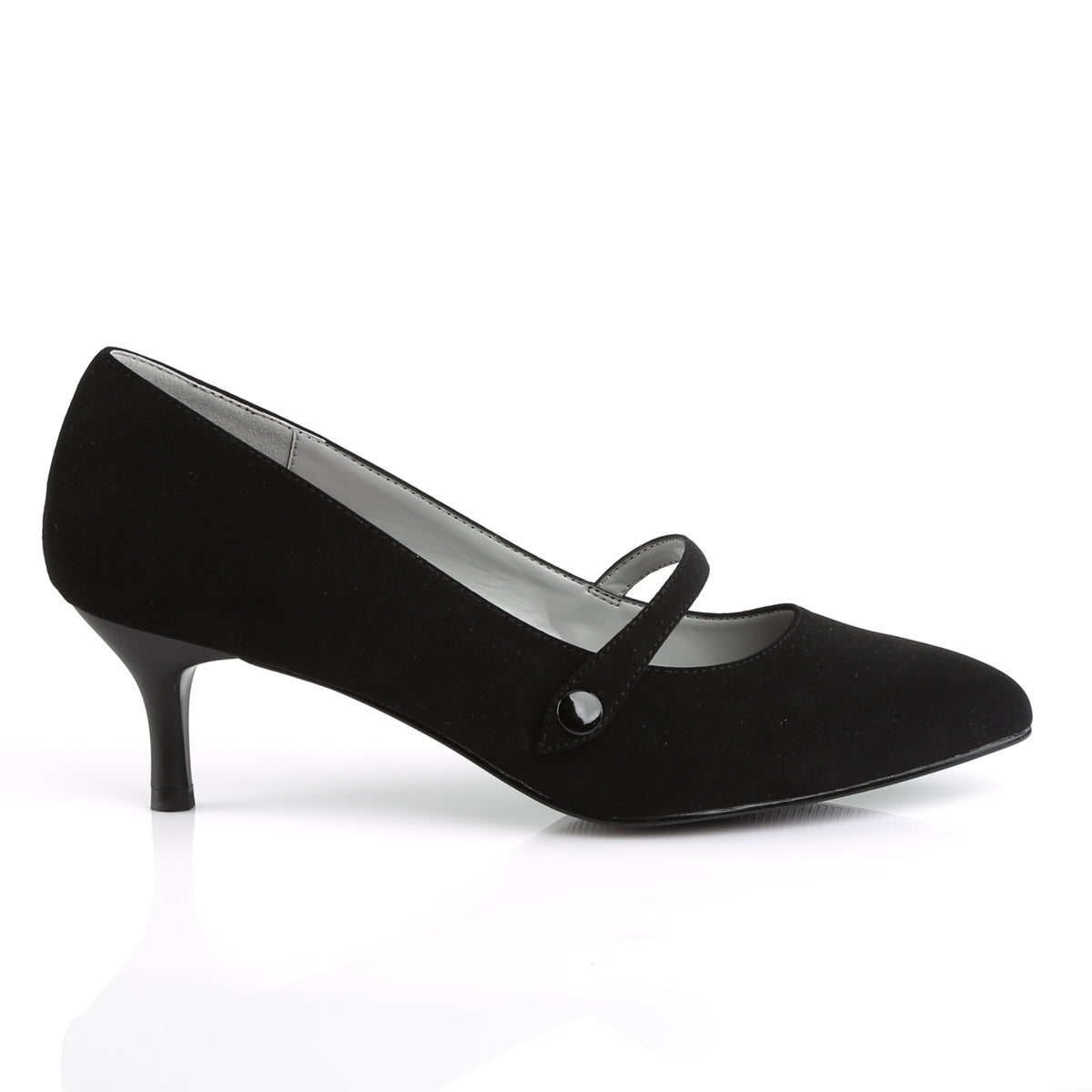 KITTEN-03 Nude Mary Jane Heel Black Multi view 2