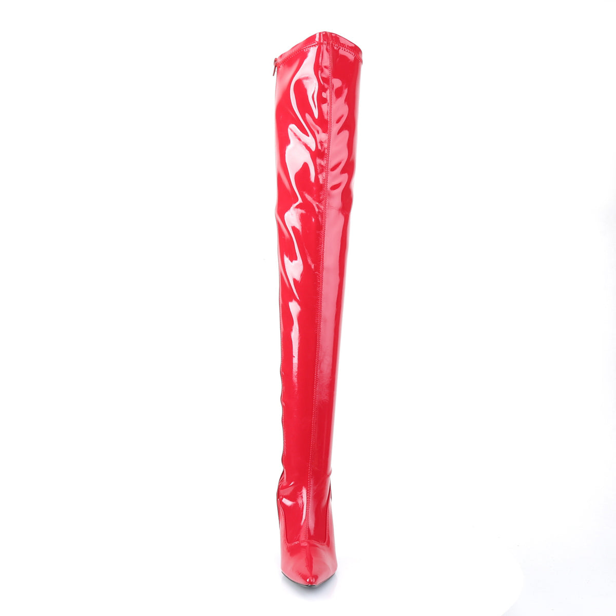 LUST-3000 Black Thigh High Boots Red Multi view 5