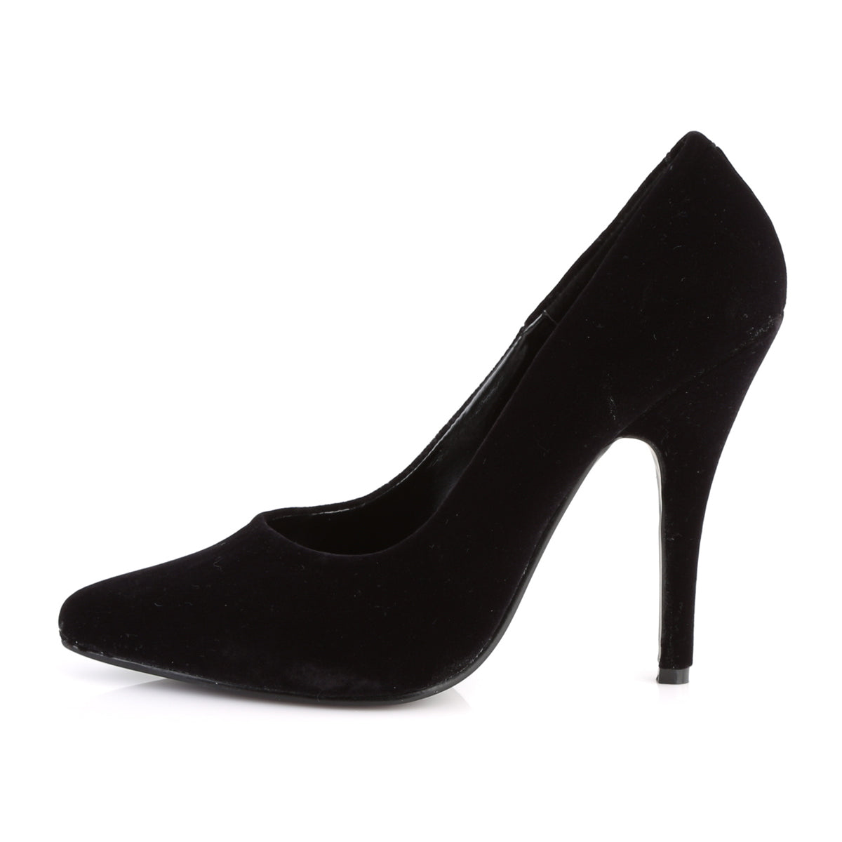 SEDUCE-420 Velvet Black Pump High Heel Black Multi view 4