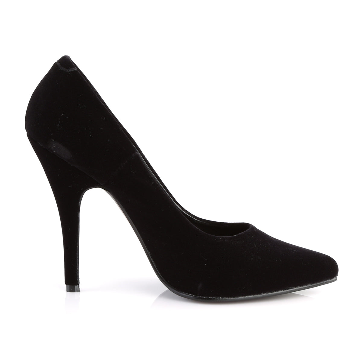 SEDUCE-420 Velvet Black Pump High Heel Black Multi view 2