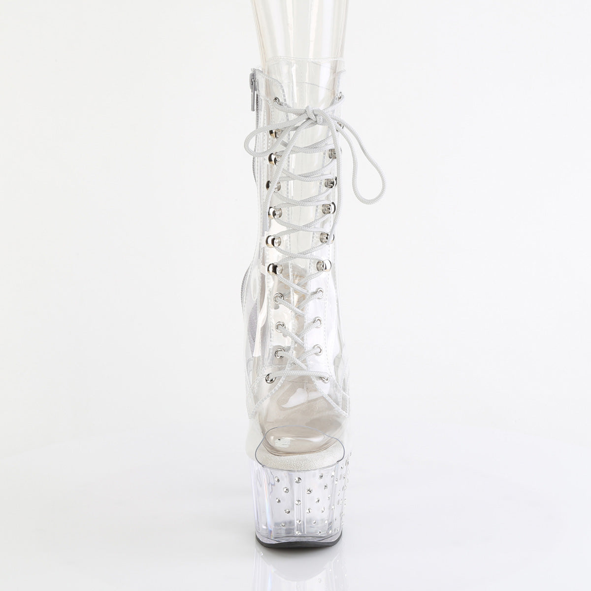 STARDUST-1021C-7 Lace-Up Peep Toe Ankle Boot Multi view 5