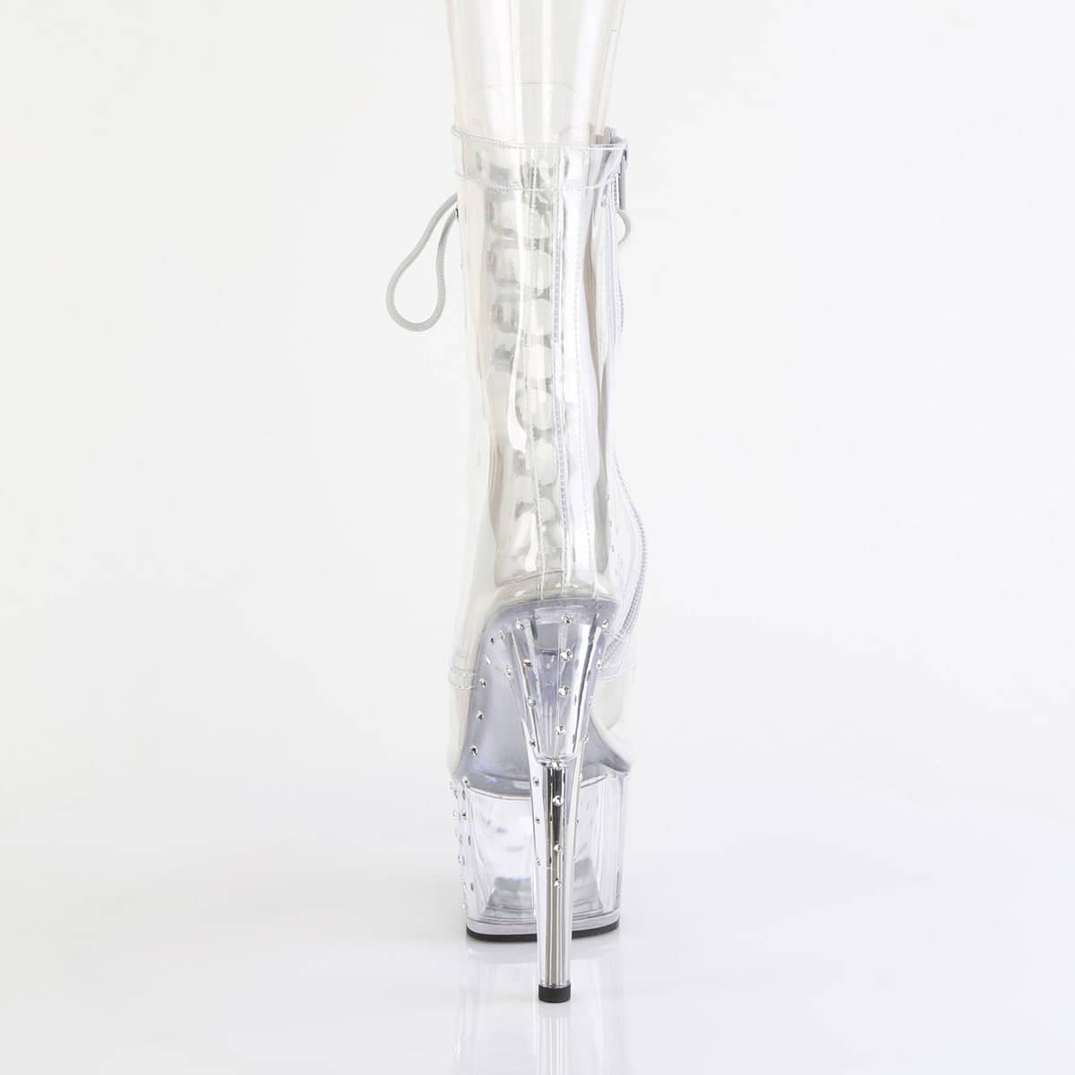 STARDUST-1021C-7 Lace-Up Peep Toe Ankle Boot