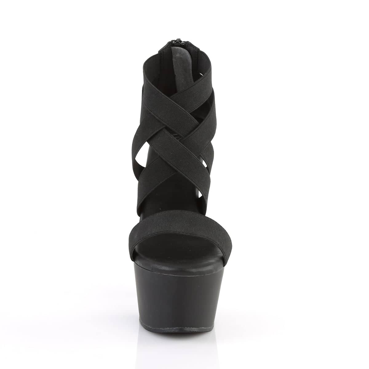 ASPIRE-669 Black Ankle Sandal High Heel