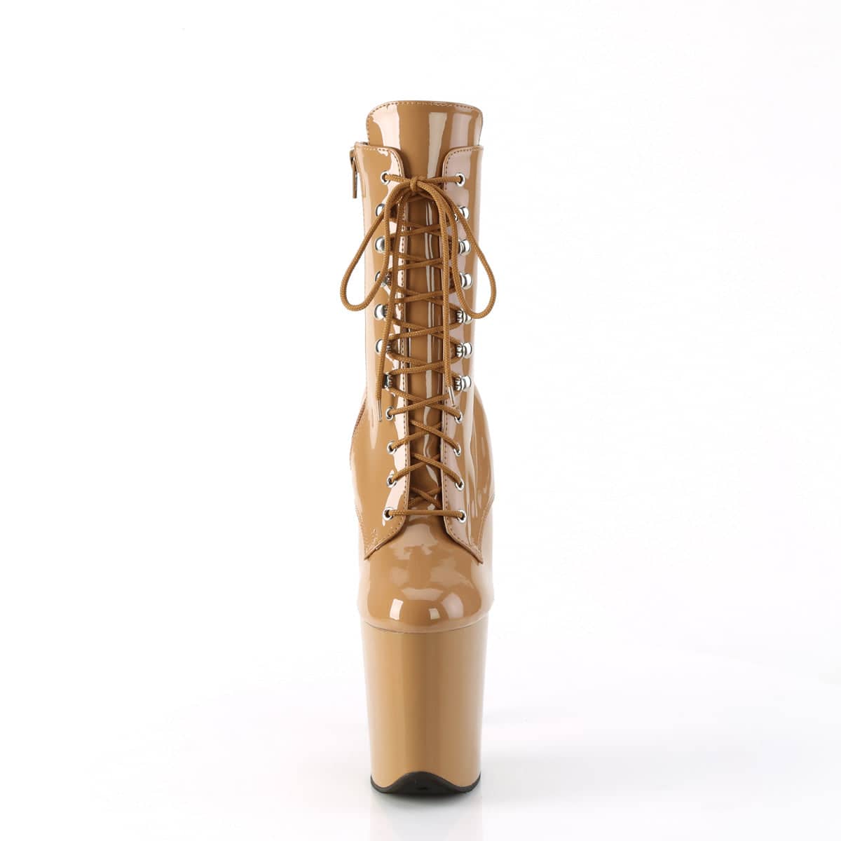 FLAMINGO-1020 Nude Calf High Boots