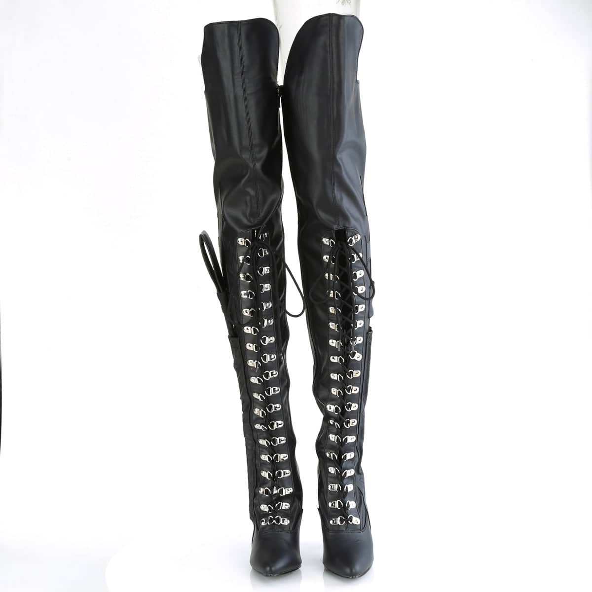 SEDUCE-3082 Black Thigh High Boots