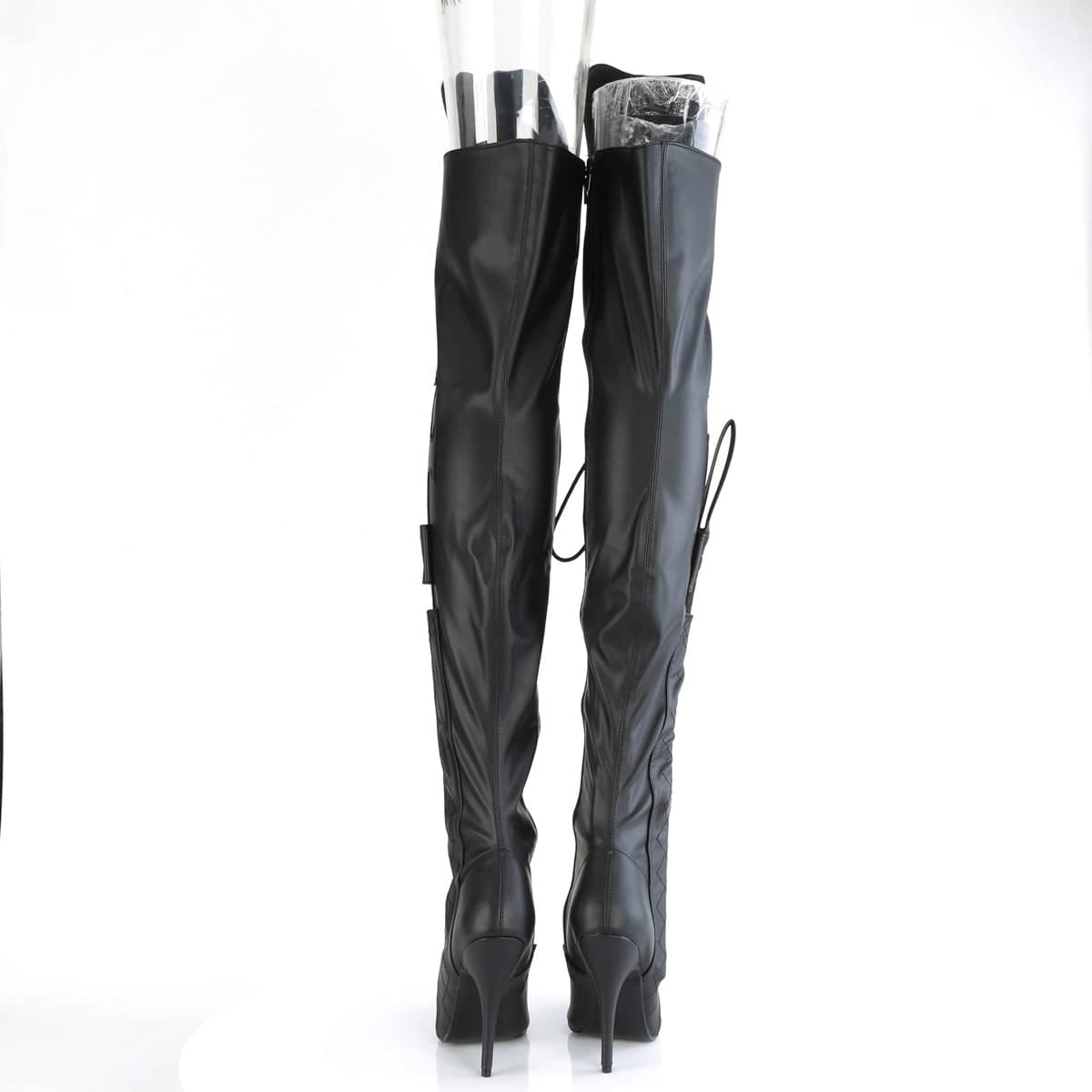 SEDUCE-3082 Black Thigh High Boots