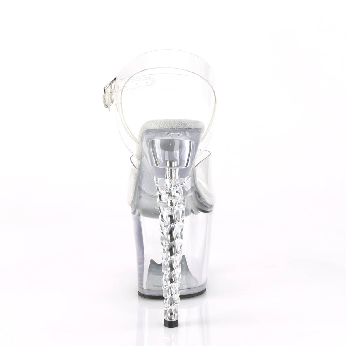 UNICORN-708RSH Clear Ankle Peep Toe High Heel