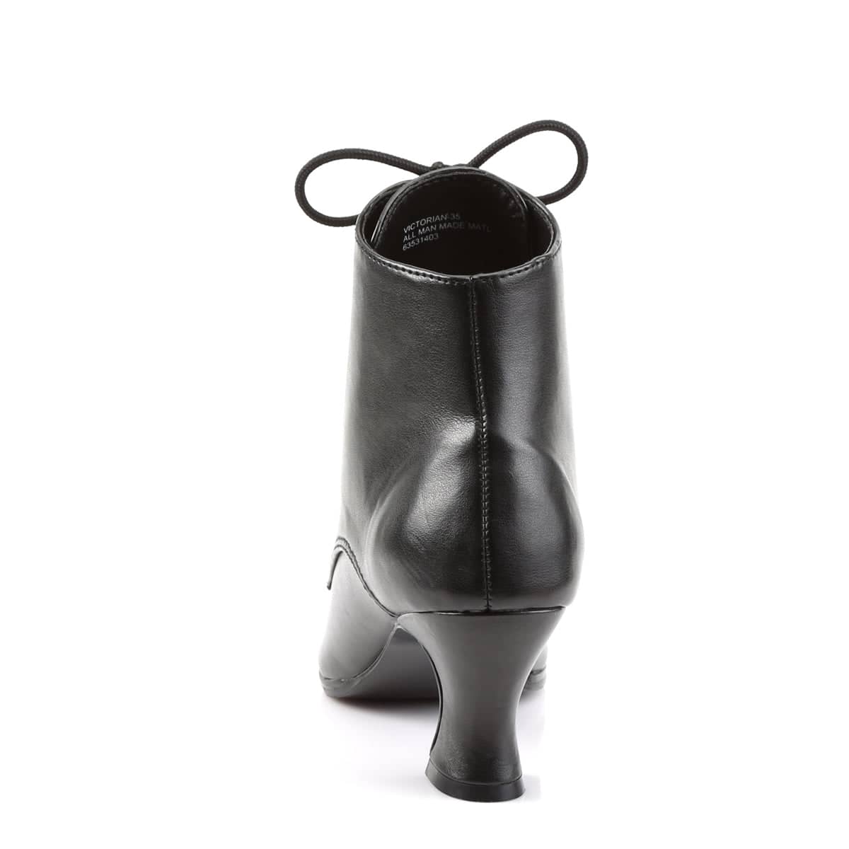 VICTORIAN-35 Black Ankle Boots