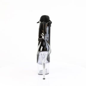 ADORE-1020 Black & Clear Calf High Boots