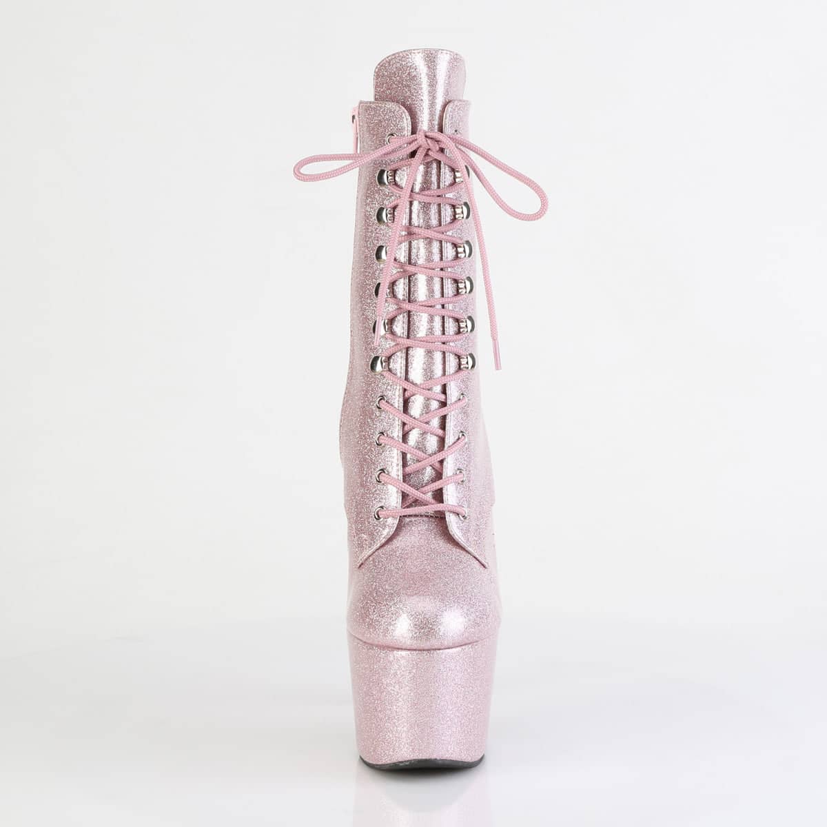 ADORE-1020GP Baby Pink Glitter Calf High Boots