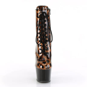 ADORE-1020LP Black & Multi Colour Calf High Boots Brown Multi view 5