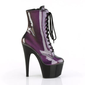 ADORE-1020SHG Black & Purple Calf High Boots Black & Purple Multi view 2
