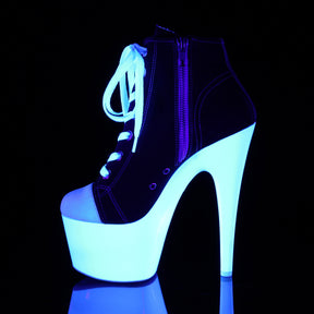 ADORE-700SK-02 Ankle Boots Black & White Multi view 4
