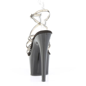 ADORE-706 Criss Cross Ankle Strap Sandal Black Multi view 3