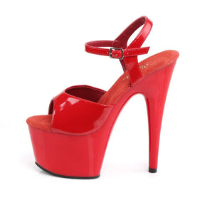 ADORE-709 Red Open Toe High Heels