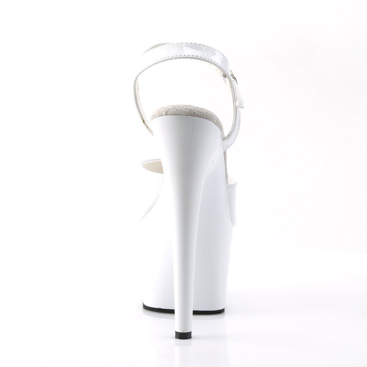 ADORE-709 White Ankle Peep Toe High Heel  Multi view 3