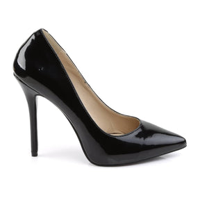 AMUSE-20 Black Court High Heel