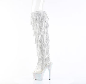 BEJEWELED-3019C-RSF Fringe Over-The-Knee Boot