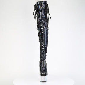 BEJEWELED-3052HG-7 Thigh High Glitter Boots