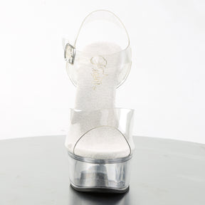 CAPTIVA-608 Clear Peep Toe High Heel Clear Multi view 5