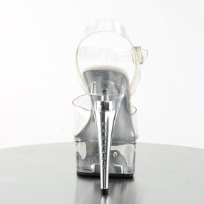 CAPTIVA-608 Clear Peep Toe High Heel Clear Multi view 3